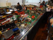 Layout at MRSI Train Show from Freight Yard